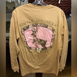 BRAND NEW Simply Southern Deer Long sleeve